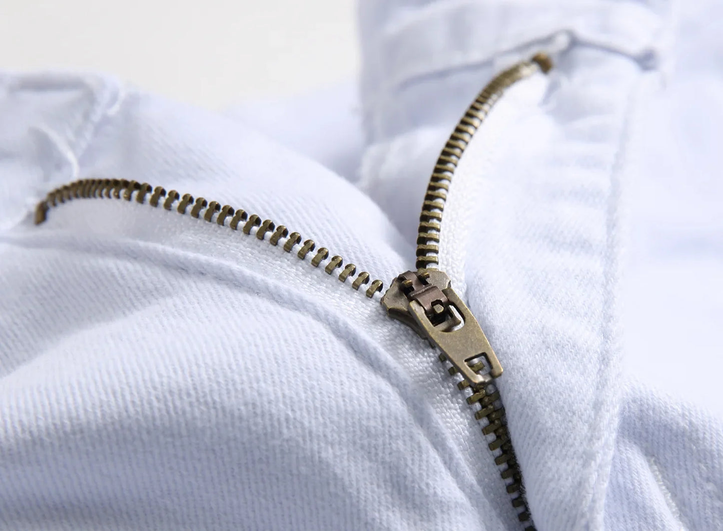 2025 Hole Denim Pants Men's Tide Brand Ruined Hole Jeans Solid Slim All-match High Street Hip Hop Trousers Red White Large Size