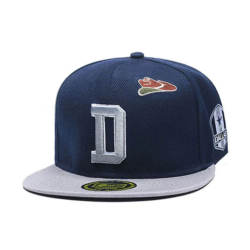 Fashionable Adult Hip-hop Cap Adjustable Flat-brimmed Cap Basketball Baseball Cap Outdoor Adult Casual Sports Sun Hat