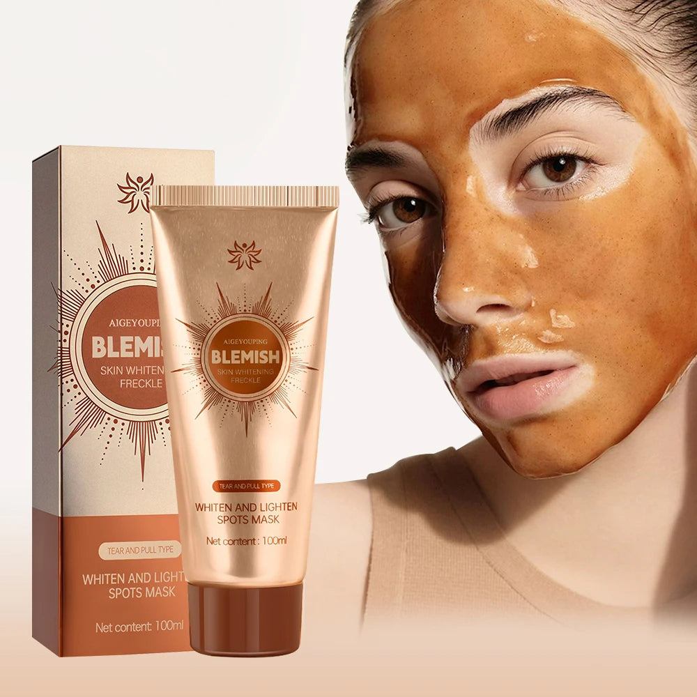 100ml Blemish Clearing Peel Off Mask Anti-Blemish Freckle Glowing Mask Tear-Off Face Mask Moisturizing Pore Tightening Skin Care