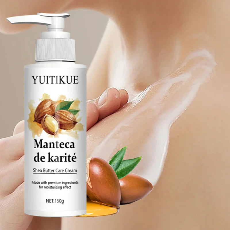 YUITIKUE Shea Butter Body Lotion 150g - Firming & Moisturizing, Non-Greasy Fast Absorption, for Smooth & Soft Skin