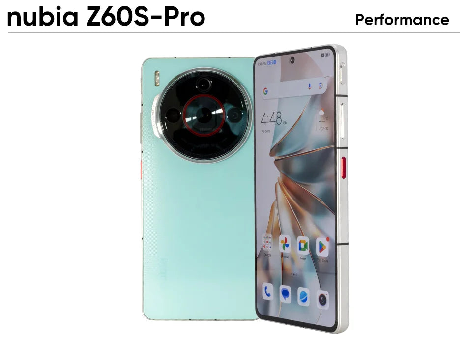 Nubia Z60S Pro Global Version 5G Android Cellphone Snapdragon 8 Gen 2 50MP Triple Camera 120Hz 6.78" AMOLED Screen NFC 5100mAh