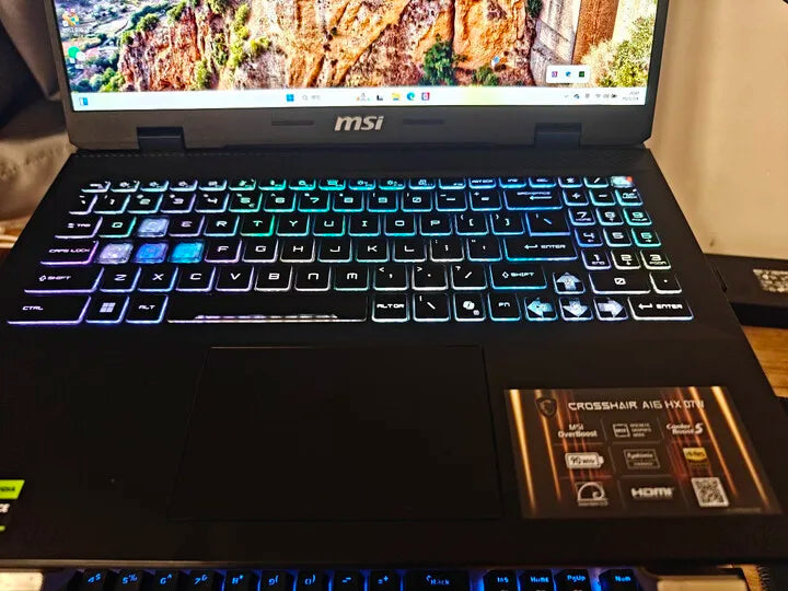 2025 MSI Crosshair A16 HX Gaming Laptop 16 Inch QHD 2.5K 240Hz IPS Screen Netbook AMD Ryzen R9-7945HX 32GB 2TB RTX5060 Notebook