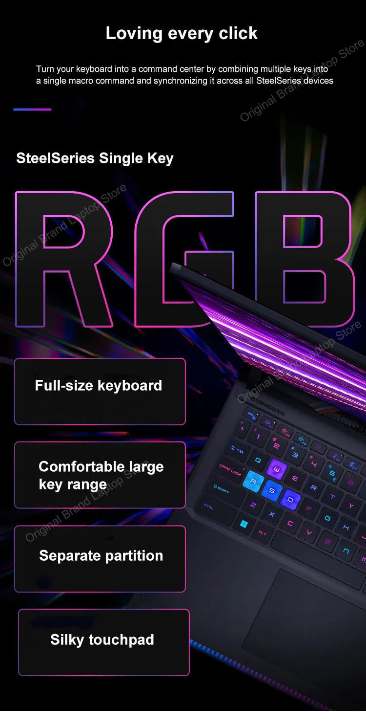 2024 MSI Raider GE68 HX Gaming Laptop 16 Inch 4K UHD 120Hz Mini LED Screen Notebook i9-14900HX 32GB 2TB RTX4080 Netbook Computer