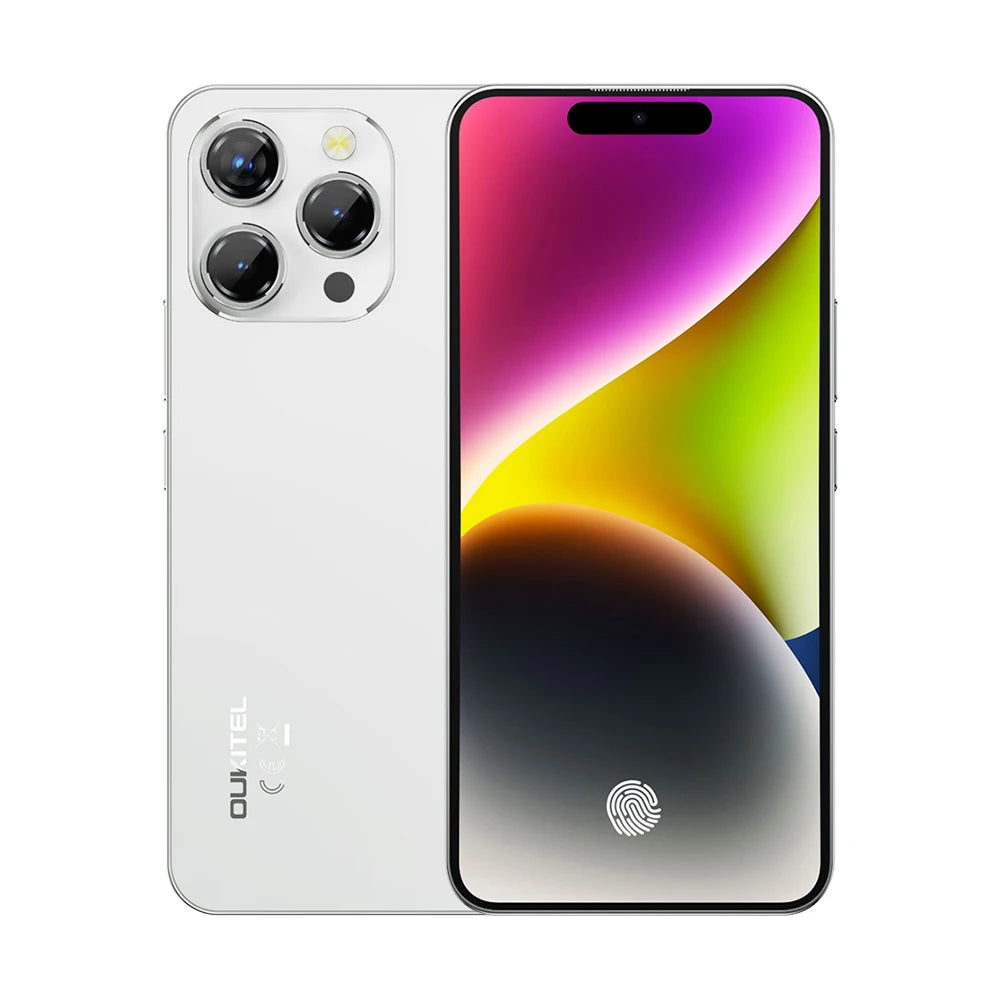 OUKITEL P1 Smartphone Global Version 6.7'' 120Hz AMOLED Display 8GB 256GB MTK Helio G99 50MP Main Camera 5150mAh NFC Cellphone