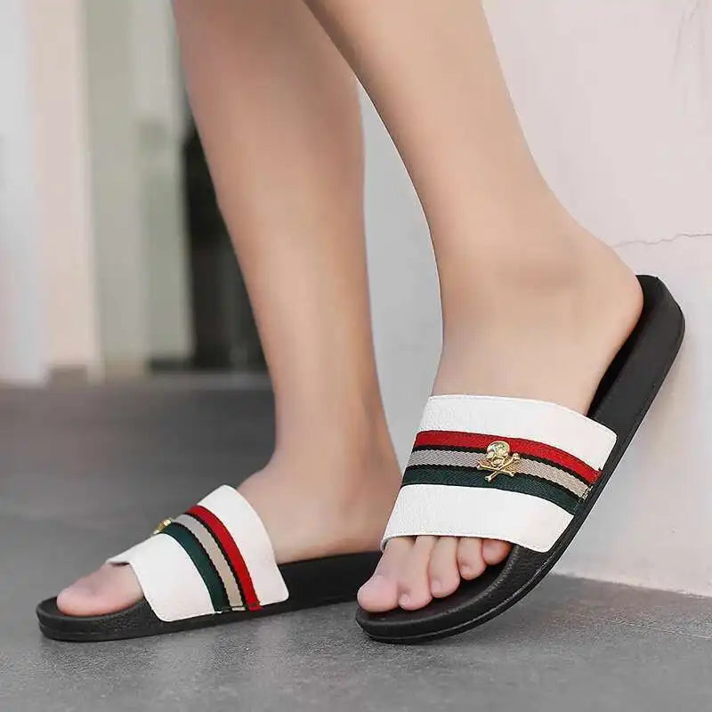 QZHSMY Shoes Men Summer New Men Casual Sports Slippers For Men Wear EVA Soft-Soled Indoor Sandals Male Flip-Flops Fast Shipping