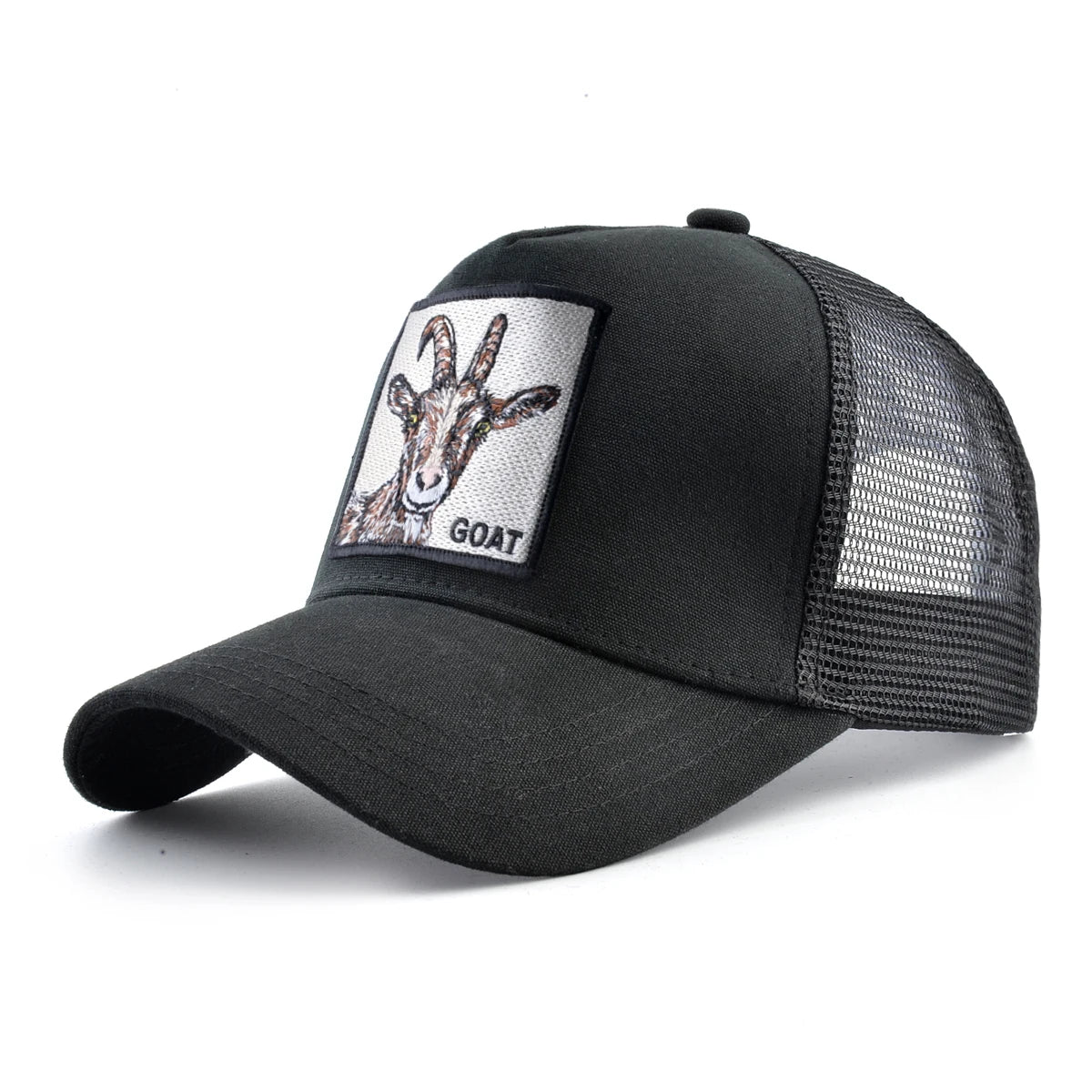 Fashion Trucker Caps With Embroidery Animals Patch Four Seasons Snapback Baseball Cap For Men Women Adjustable Visor Hat