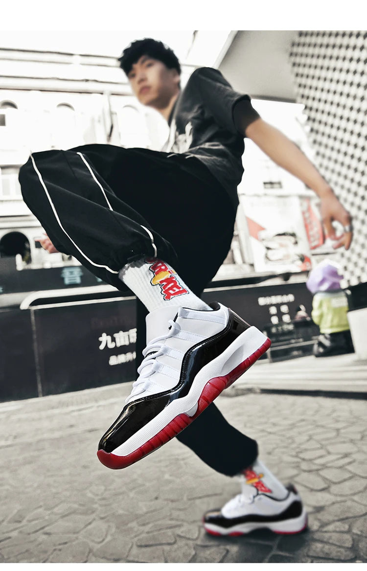 2025 New Spring and Summer Basketball Shoes for Male Students, Versatile Couple Models, Shock-Absorbing Sports Shoes