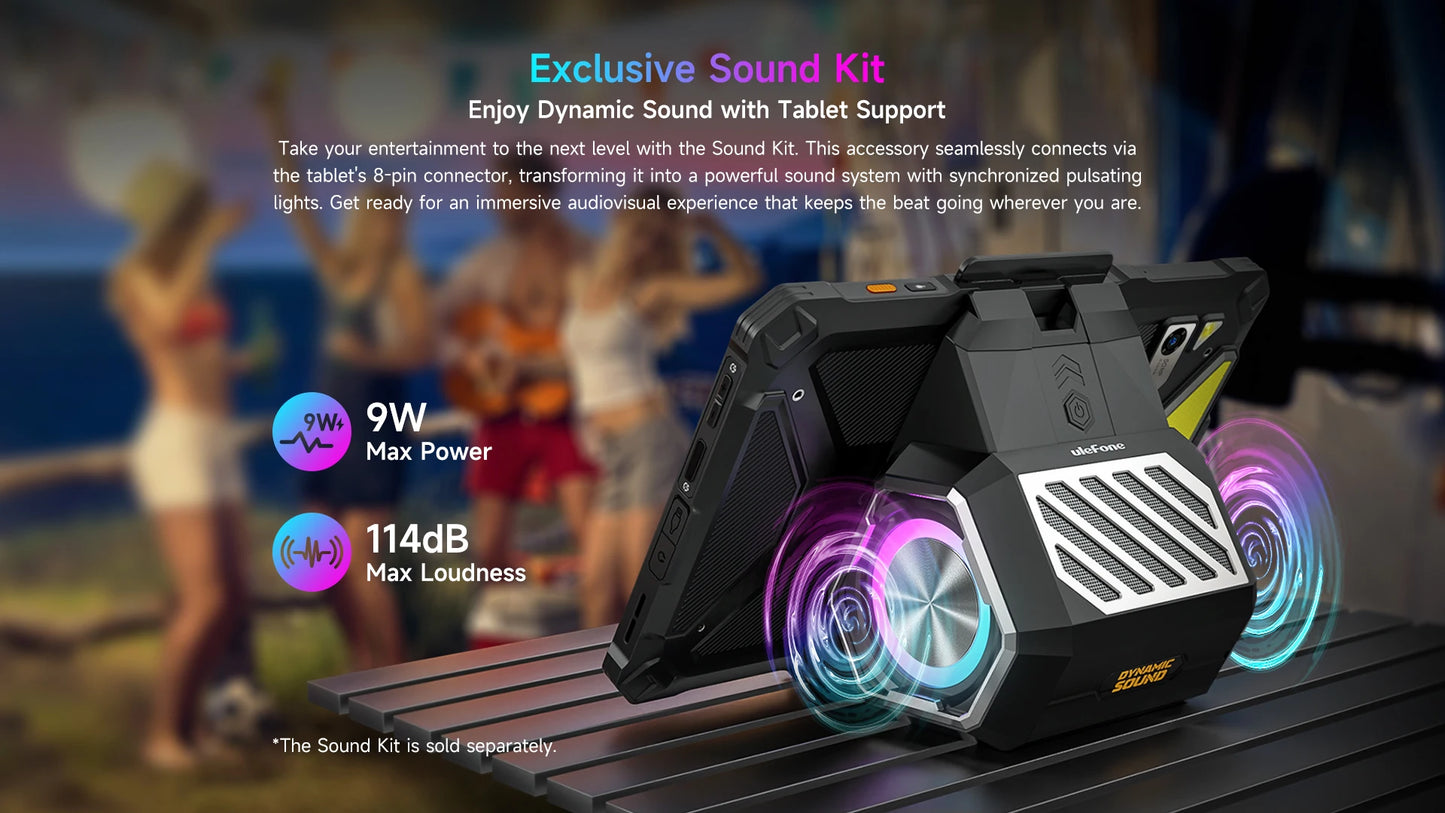 5G Rugged Tablet Ulefone Armor Pad 4 Ultra IP68/IP69K LED Light 11800mAh Battery,fast charging 16GB+256GB 50MP