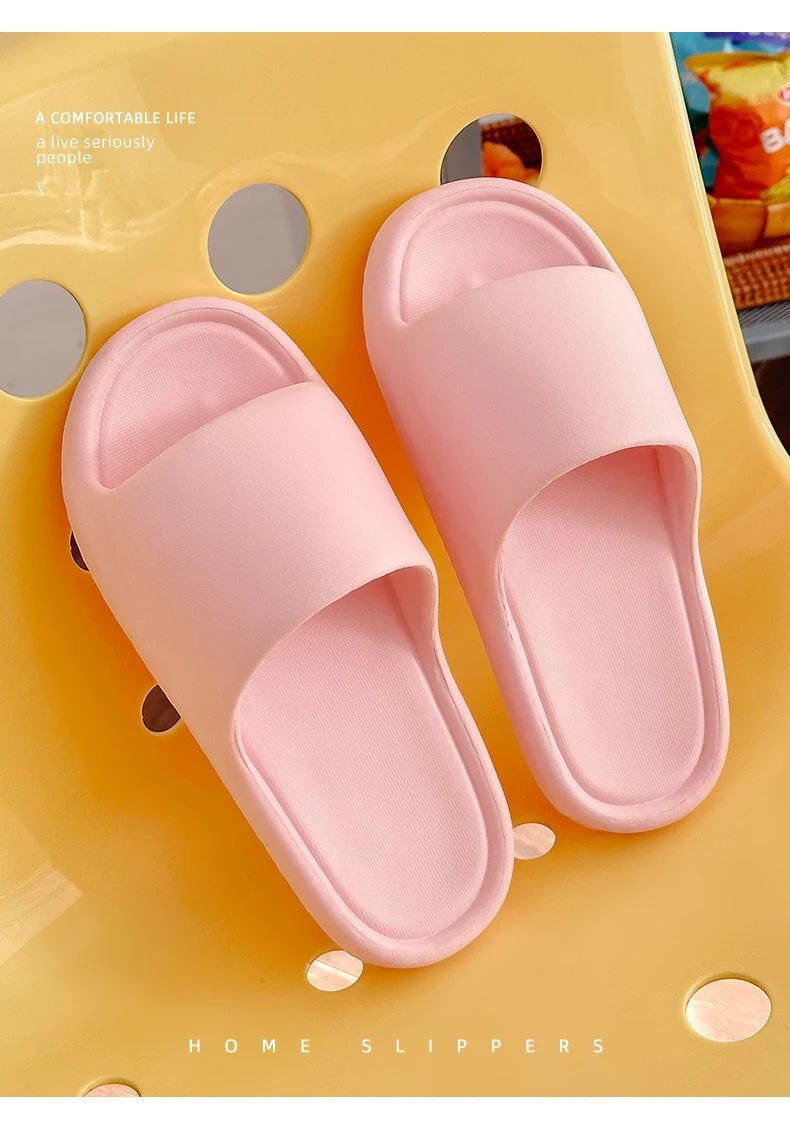 Fashion Men's Summer Ligtweight EVA Indoor Home Sandals Slippers Shoes Men Slippers Outdoor Students Women Comfortable Slides