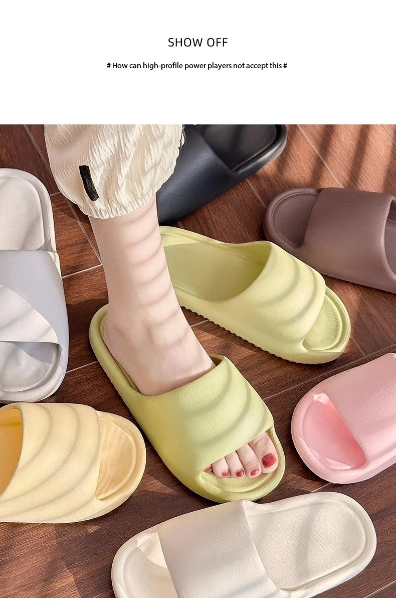 Fashion Men's Summer Ligtweight EVA Indoor Home Sandals Slippers Shoes Men Slippers Outdoor Students Women Comfortable Slides