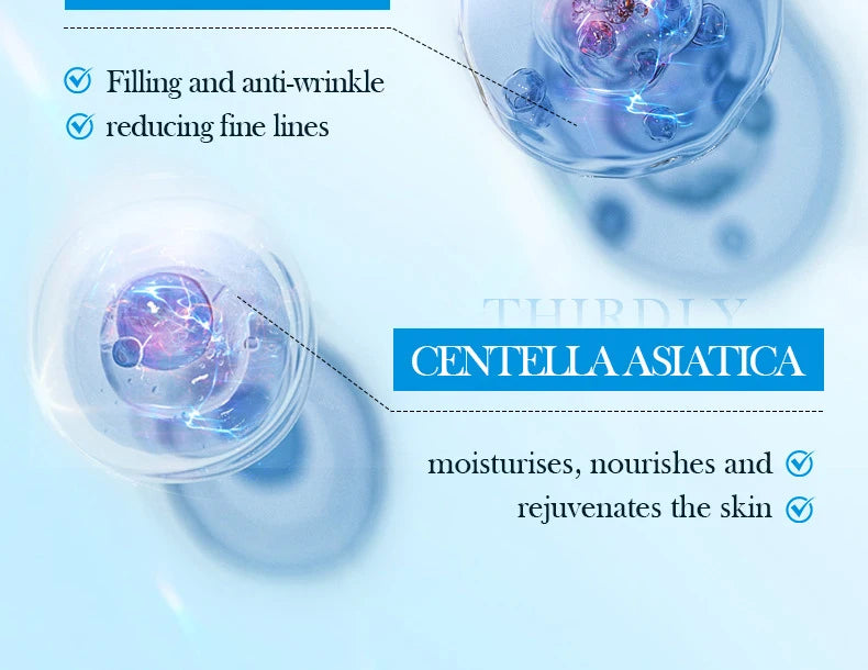 5pcs SADOER 8D Hyaluronic Acid Face Mask Anti Wrinkle Facial Moisturizing Nourishing Firming Hydrating Facial Mask Skin Care