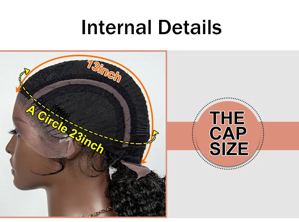 22inch Cornrow Braided Wigs Synthetic Lace Front Braids Wigs with Baby Hair 2 Curly Ponytail Braided Wigs for Black Women