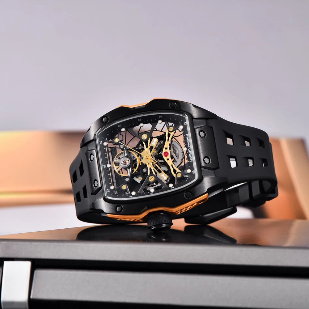 PAGANI DESIGN Automatic Watch New Men Mechanical Europe and America Watch Top Brand Sapphire Glass 50M Waterproof Watch Men