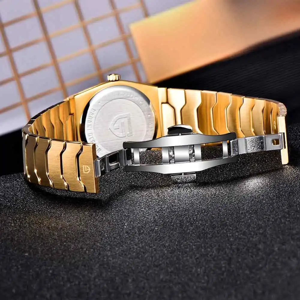 PAGANI DESIGN 2025 New Thin 7mm Fashion Men Quartz Watch V2 Stainless Steel Sapphire 10Bar Waterproof C3 reloj hombre