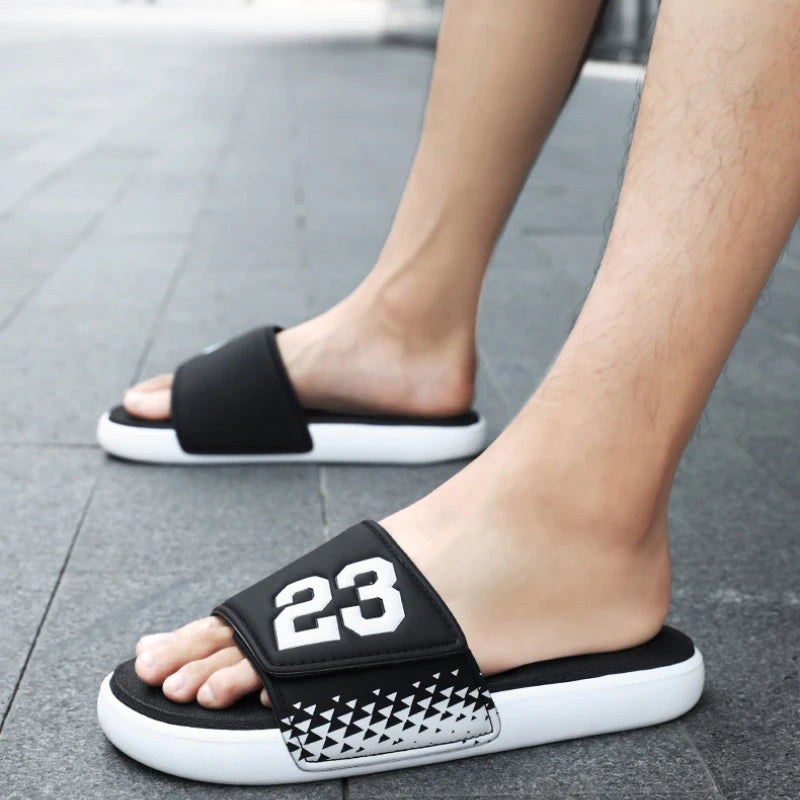 EVA Summer Men's Slippers Unisex Indoor Soft-Soled Anti-slip Sandals Outdoor Trendy Beach Holiday Sandal Shoes for Men Sandalias