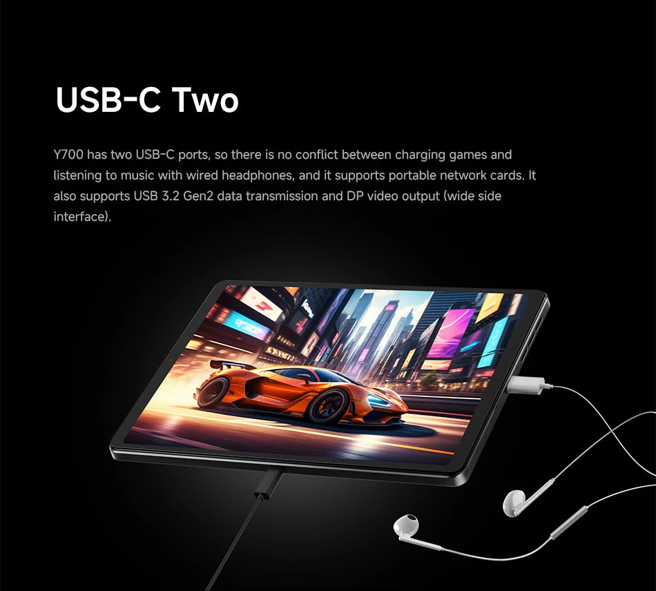 CN Version Lenovo LEGION Y700 2025 Gaming Tablet Game Mode Snapdragon 8 Gen 3 8.8" 165Hz Display 6550mAh Battery 68W Charging 13MP Camera