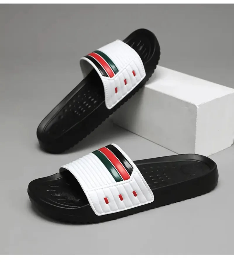 Summer Men's Trend Slides Man Shoes Non-slip Casual Slippers Indoor Outdoor EVA Sandals Beach Garden Sandals Big Size46 47 48