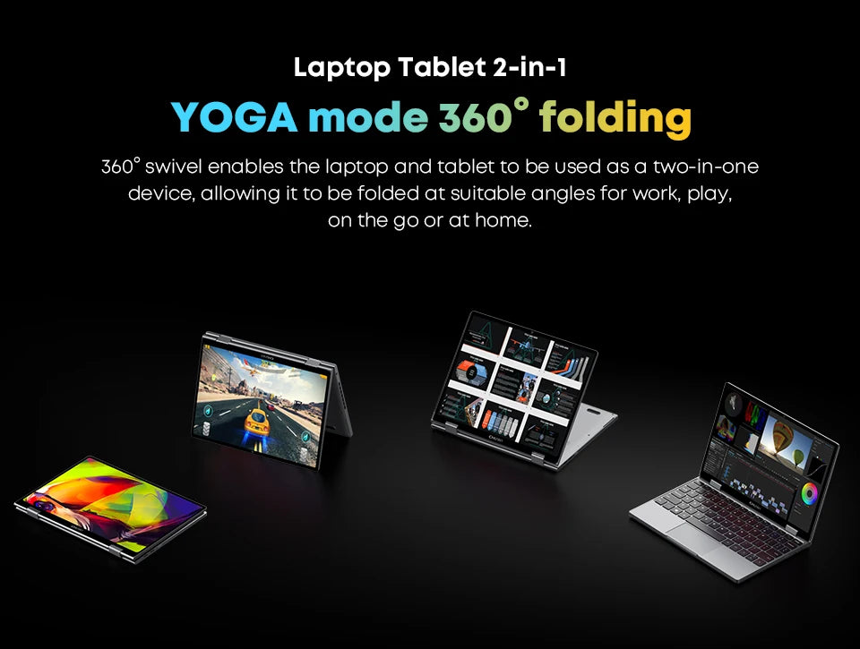 CHUWI MiniBook X Laptop Tablet 2 In 1 Intel N150 CPU 10.51" FHD IPS Screen 12GB LPDDR5 512G SSD Windows 11 Notebook 1200*1920