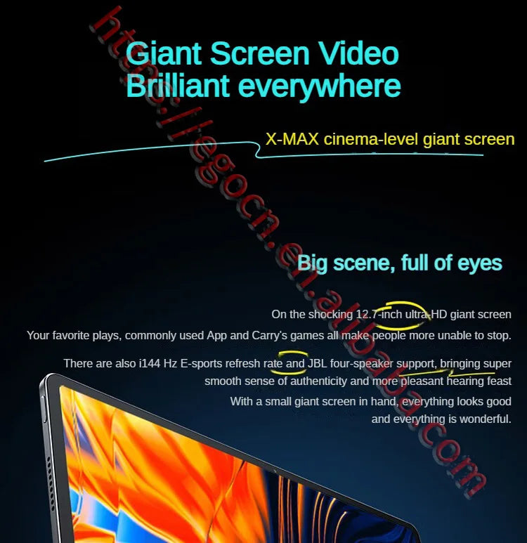 2025 Lenovo Xiaoxin Pad Pro 12.7 Dimensity 8300 2.9K Display Android for Work Study Entertainment withSuper Connectivity