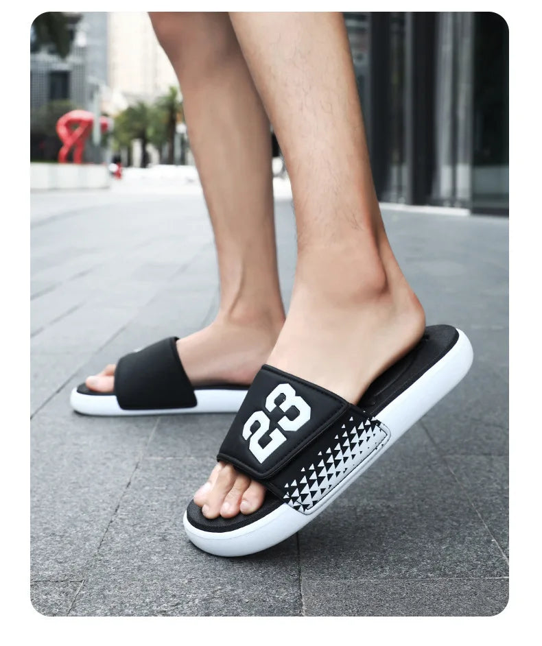 EVA Summer Men's Slippers Unisex Indoor Soft-Soled Anti-slip Sandals Outdoor Trendy Beach Holiday Sandal Shoes for Men Sandalias