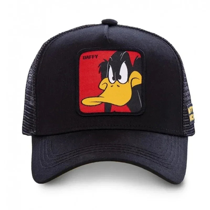 Hot Sale Unisex Anime Cartoon Baseball Cap For Men Women High Quality Patch Draw Snapback Hip Hop Dad Cap Men Trucker Mesh Hats