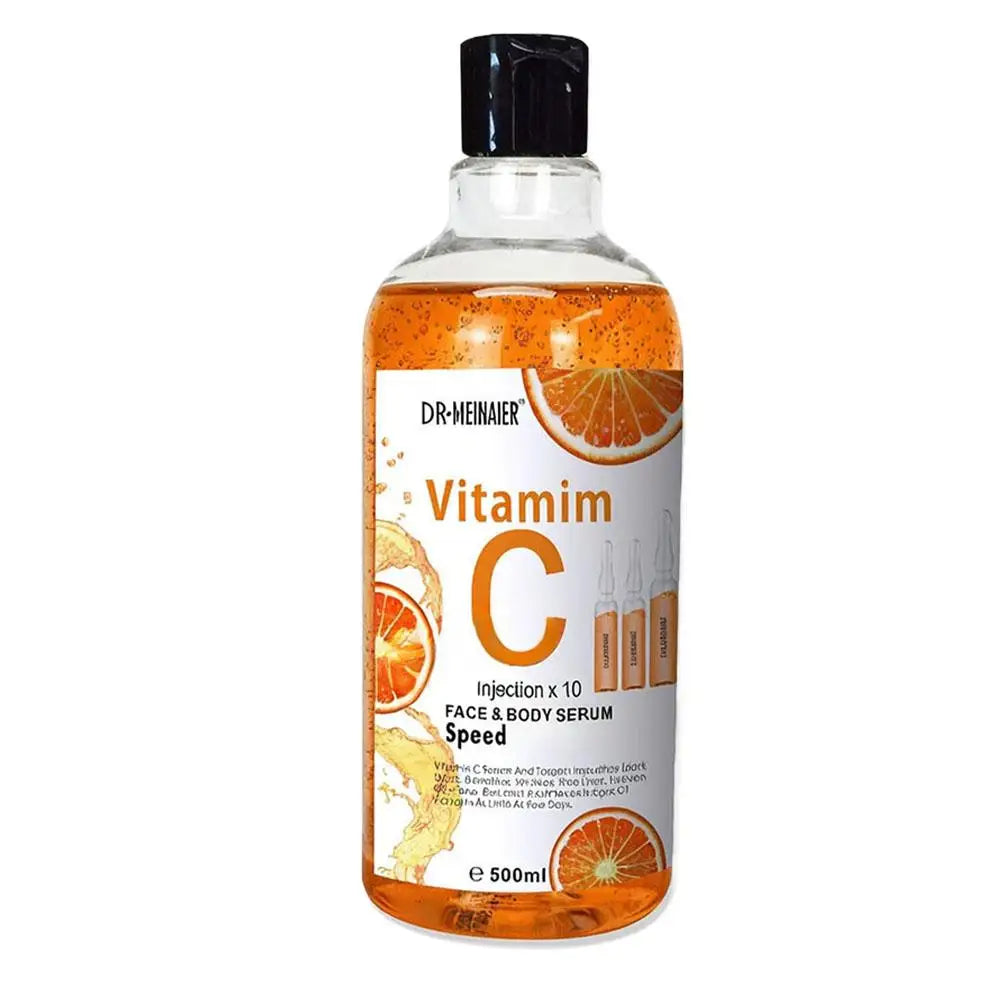 500ml Vitamin C Arbutin Face Serum Moisturizing Lightening Body Serum Spots Eraser Corrector Whitening Facial Repair Serum