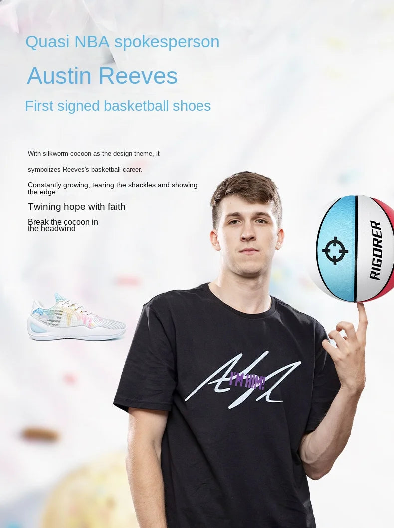 RIGORER AR1 Austin Rivers Basketball Shoes Men Low top Wear-resistant Non-slip Professional Actual Combat Cushion Sport Sneakers