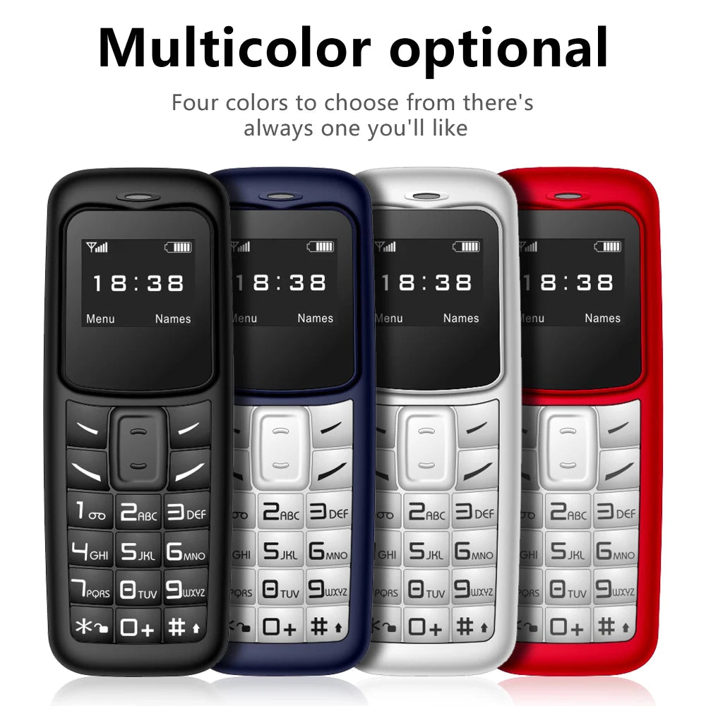 SERVO 2G Small Mobile Phone Bluetooth Dialer Magic Voice Blacklist Low Radiation Bluetooth Headset Mini Cellphone Multilingual