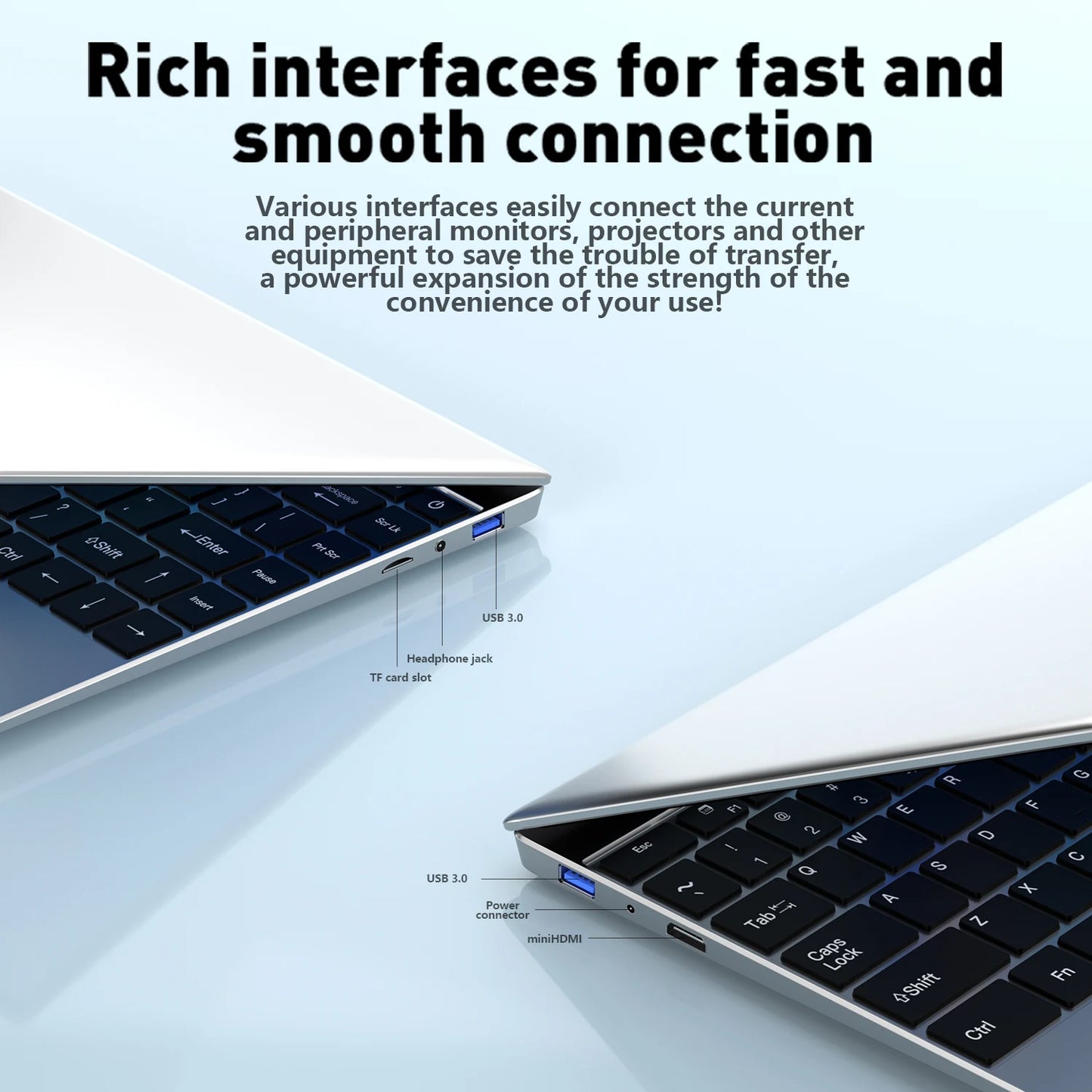 New 14.1" Laptop Intel Core i9-9900 32GB 2TB Gaming PC Ultra Slim Office Study Computer PC Windows 11 Pro 1920*1080 HD