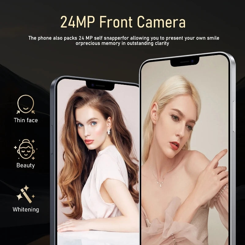 Global Vision X7 Pro Ultra Smartphone 5G Android 8GB RAM 512GB ROM 6.26 Inch Phone 2280x1080HD 24+48MP 4 5G Network Mobile Phone