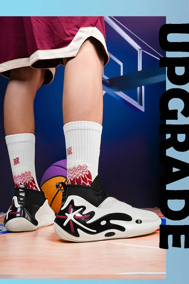 High-quality Men Basketball Shoes for Women Leather Basketball Sneakers Men Outdoor Rubber Anti Slip Sports Training Shoes Male