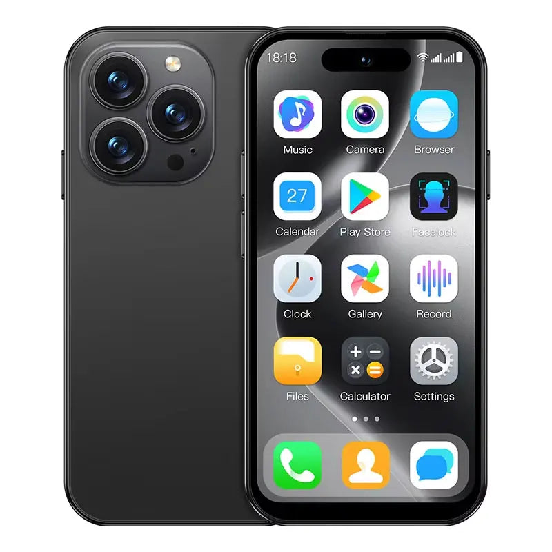 New ONEMYTH M17 Pro Mini Smartphone 4G Dual SIM 4.0-inch HD Full Screen 2000mAh 2GB+16GB 3GB+64GB Android 12 Play Store Best Gif