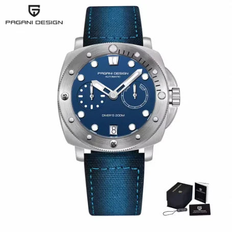 PAGANI Design New Men Automatic Mechanical Watches Diver Watch For Top Brand Luxury 200M Waterproof AR Sapphire Watch for Men