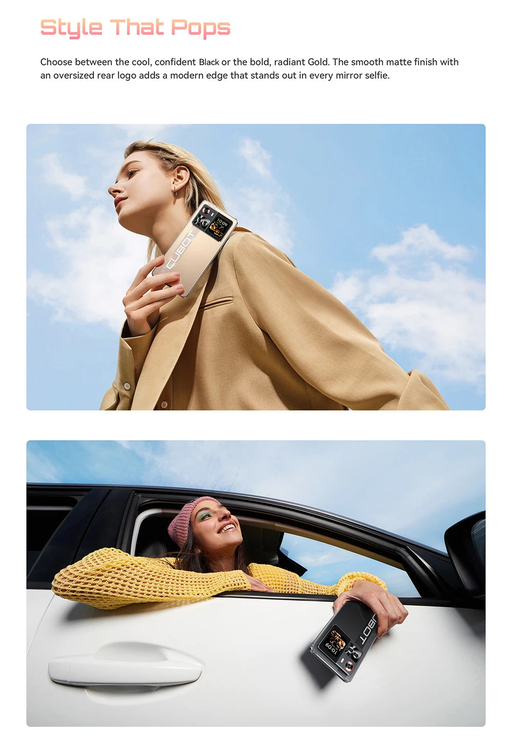 6.88-Inch Android Smartphone 5G Cubot X100, Dimensity 7025, 6nm, 2.5GHz, 16GB(8+8), 256GB, 64MP Camera, 5100mAh Battery, NFC