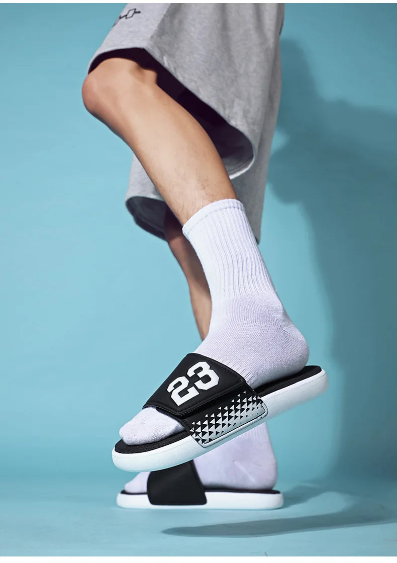 EVA Summer Men's Slippers Unisex Indoor Soft-Soled Anti-slip Sandals Outdoor Trendy Beach Holiday Sandal Shoes for Men Sandalias