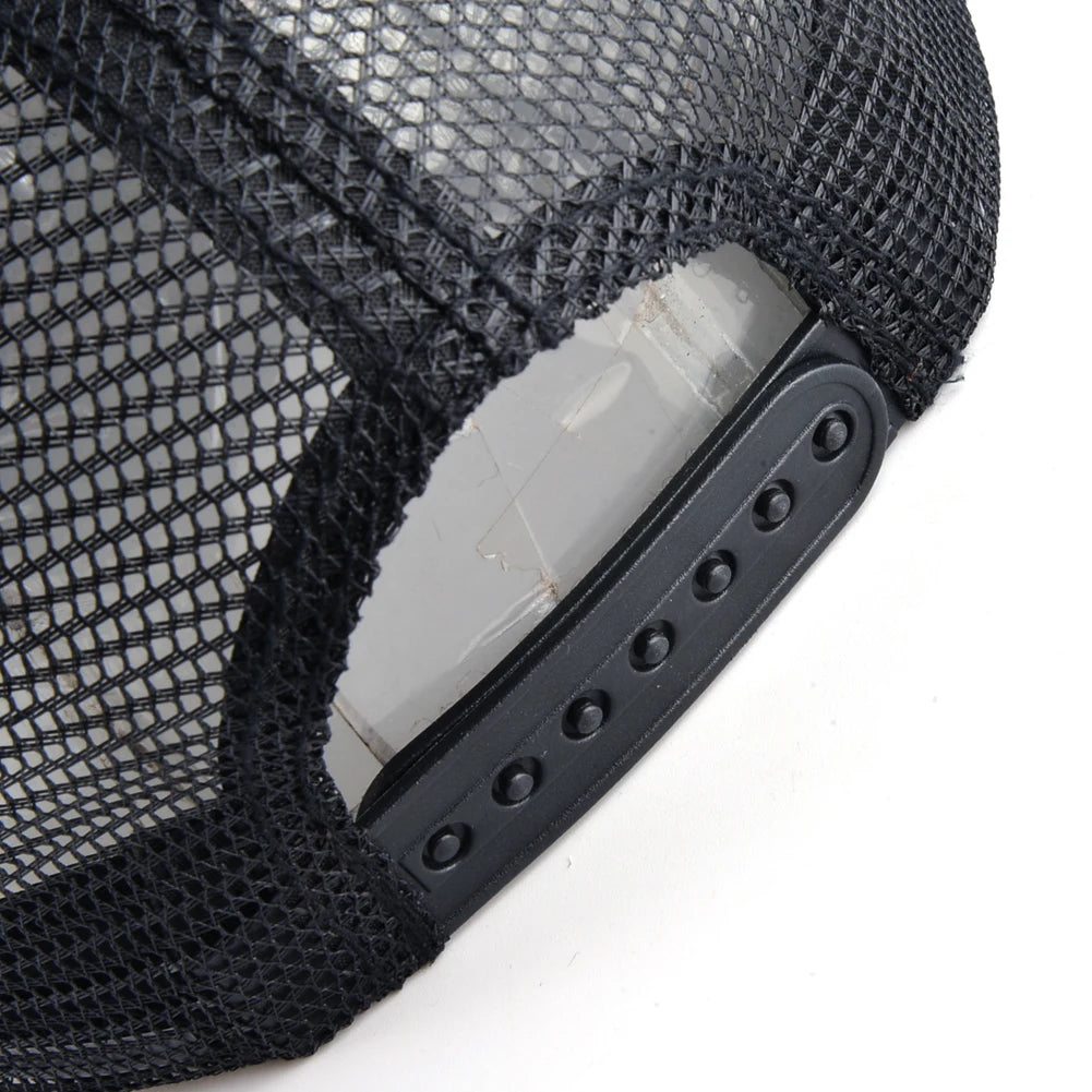 Four Seasons Trucker Cap Men Women Snapback Hip Hop Baseball Cap With Embroidery Wolf Patch Adjustable Visor Hat