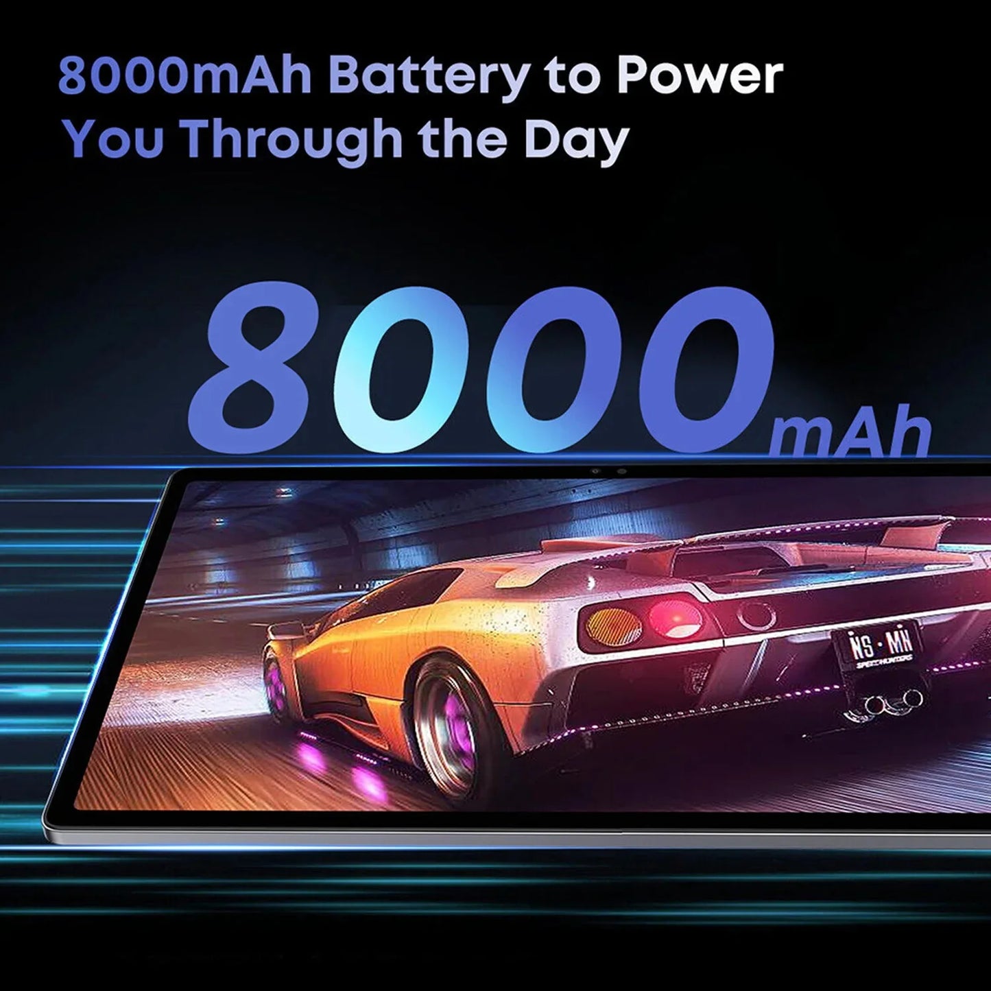 New 5G Pad Pro 10.1-Inch Android Tablet with 8GB RAM, 512GB ROM Octa core Support for calling, Dual SIM card 8000mAh Battery