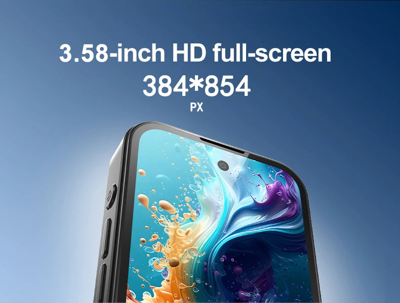 SOYES Q333 Mini Smartphone 4GB RAM 64GB ROM Android 12.0 Face Unlock 2000mAh 4G LTE Type-C OTG 3.58‘’ Screen Small Phone