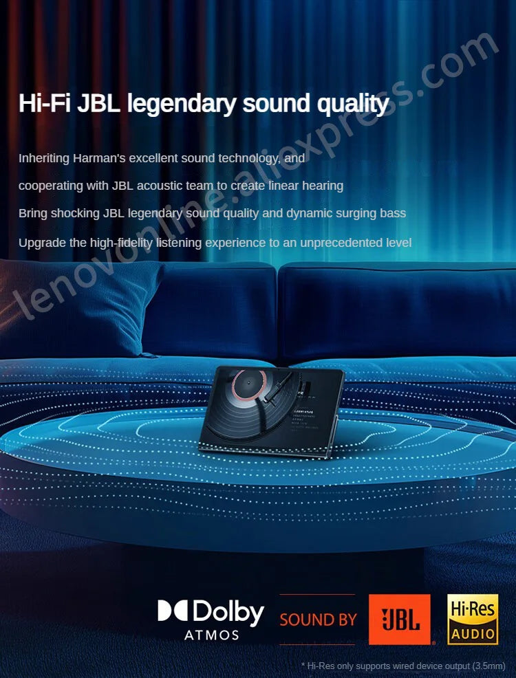Lenovo Tab Plus 2024 Xiaoxin Pad Studio Android Tablet 8G 128G Portable Speaker Audio JBL and Dolby Atmos speakers