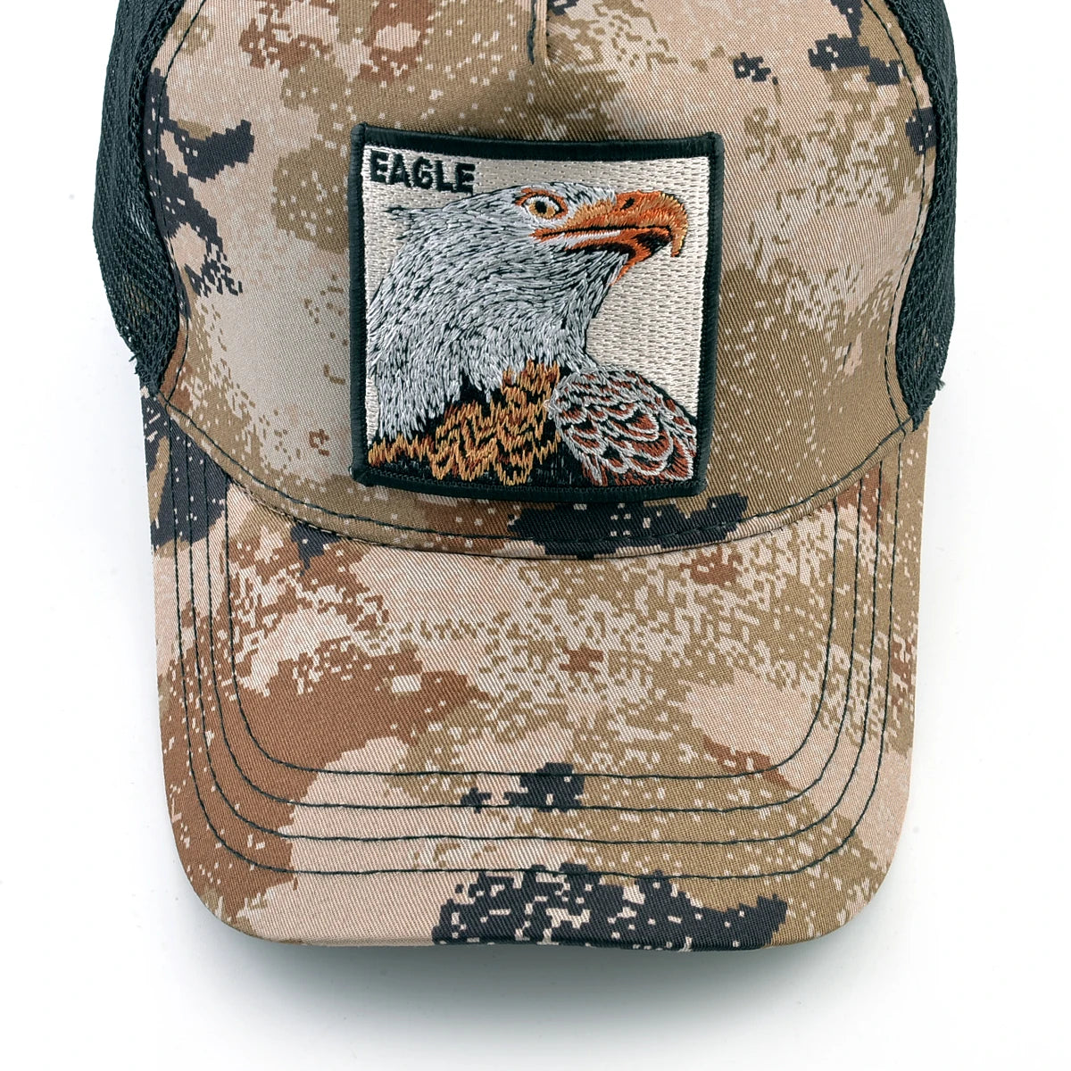 Fashion Trucker Caps With Embroidery Animals Patch Four Seasons Snapback Baseball Cap For Men Women Adjustable Visor Hat