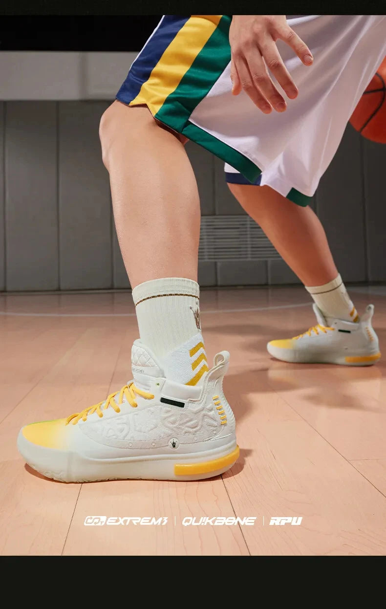 361 Degrees Joker 1 GT PE Men Basketball Shoes Trendy Leather Lightweight Shock-Absorbing Wear-resistant Male Sneakers 672511116