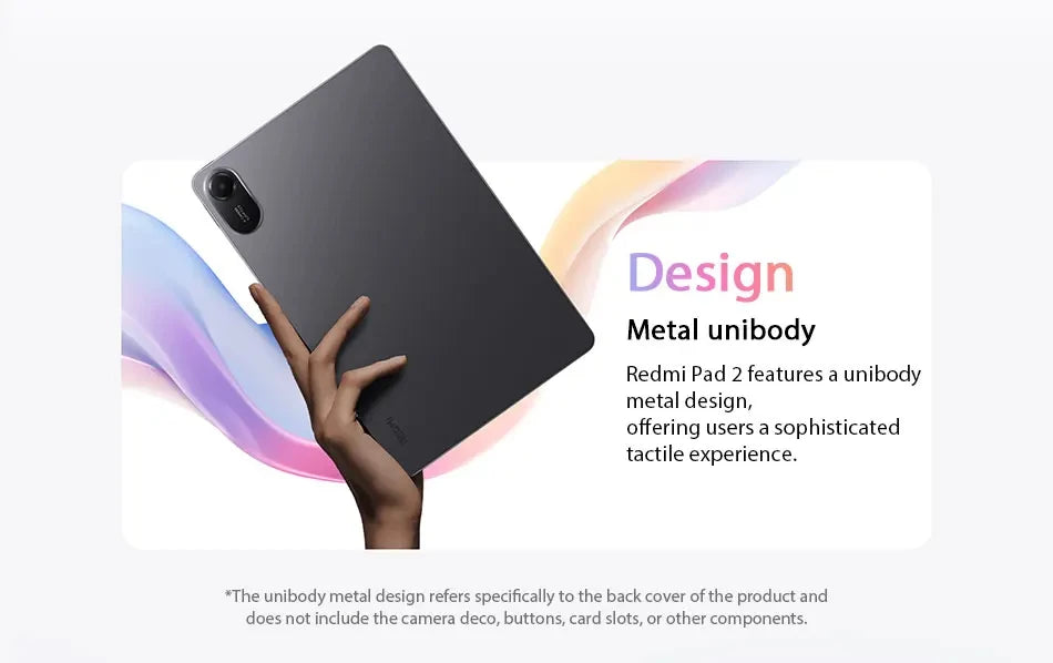 Xiaomi Redmi Pad 2 4GB/128GB 6GB/128GB 8GB/256GB 9000mAh Battery 11" 2.5K WiFi Global Version Tablet PC