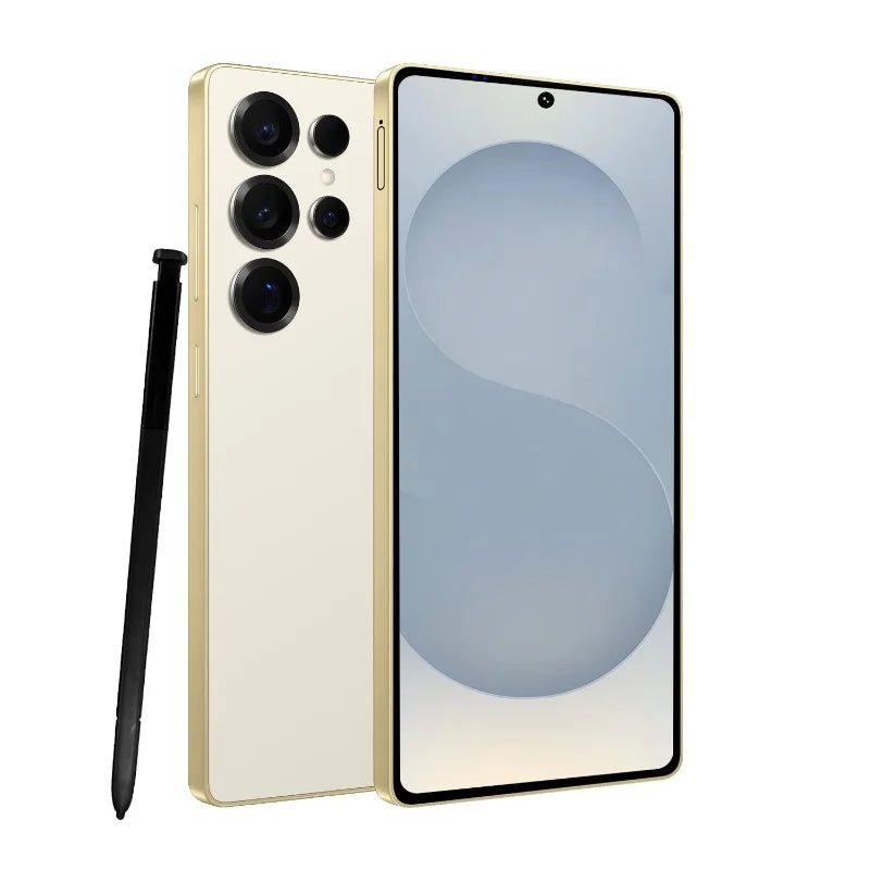 Global Vision S24 Ultra Smartphone 5G Android 5800mAH 8GB RAM 512G ROM 6.8Inch 1920x1080HD 24+48MP MTK10 4G Network Mobile Phone
