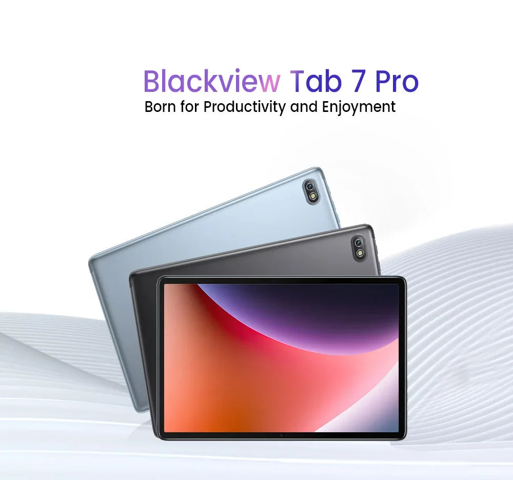 Blackview Tab 7 pro Tablet 10.1'' FHD Display GPS 6GB 128GB 4G 13MP Camera 6580mAh Unisoc T606 Android 12 Tablets Pad PC