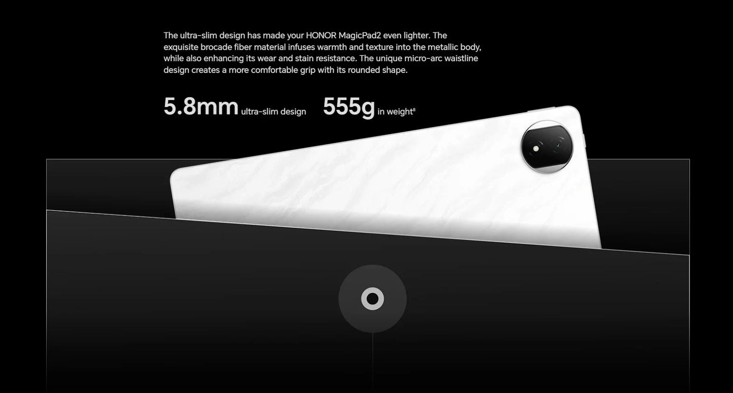 Global Version HONOR MagicPad 2 tablet android 12.3" OLED Screen Snapdragon 8s Gen 3 CPU 13MP Rear Camera 10050mAh Battery