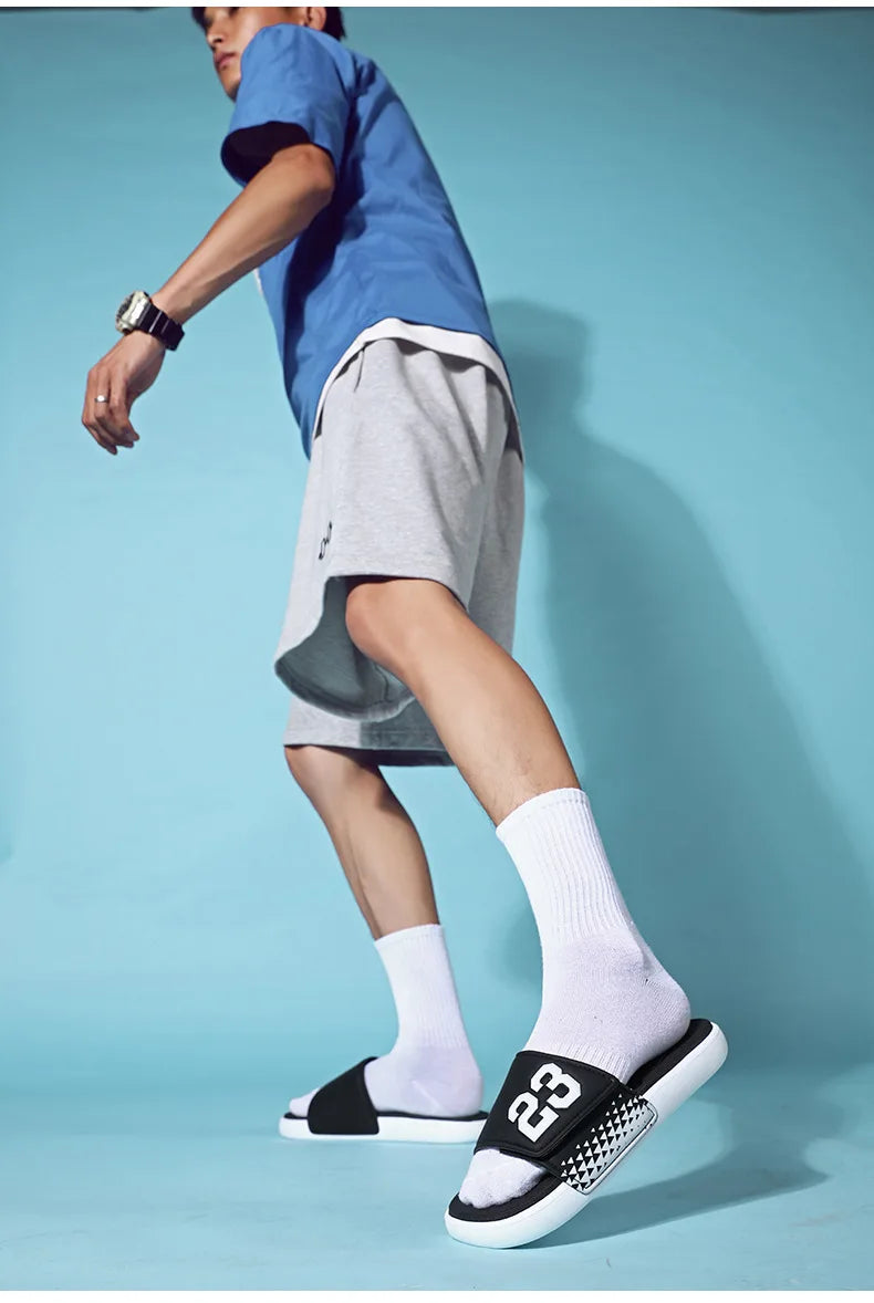 EVA Summer Men's Slippers Unisex Indoor Soft-Soled Anti-slip Sandals Outdoor Trendy Beach Holiday Sandal Shoes for Men Sandalias