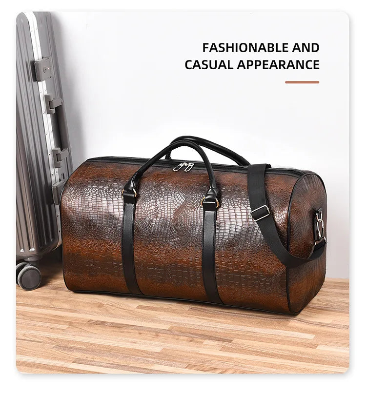 European and American Style Travel Bag Fashionable and Personalized Hand-held Shoulder Short Distance Outdoor Sports and Fitness