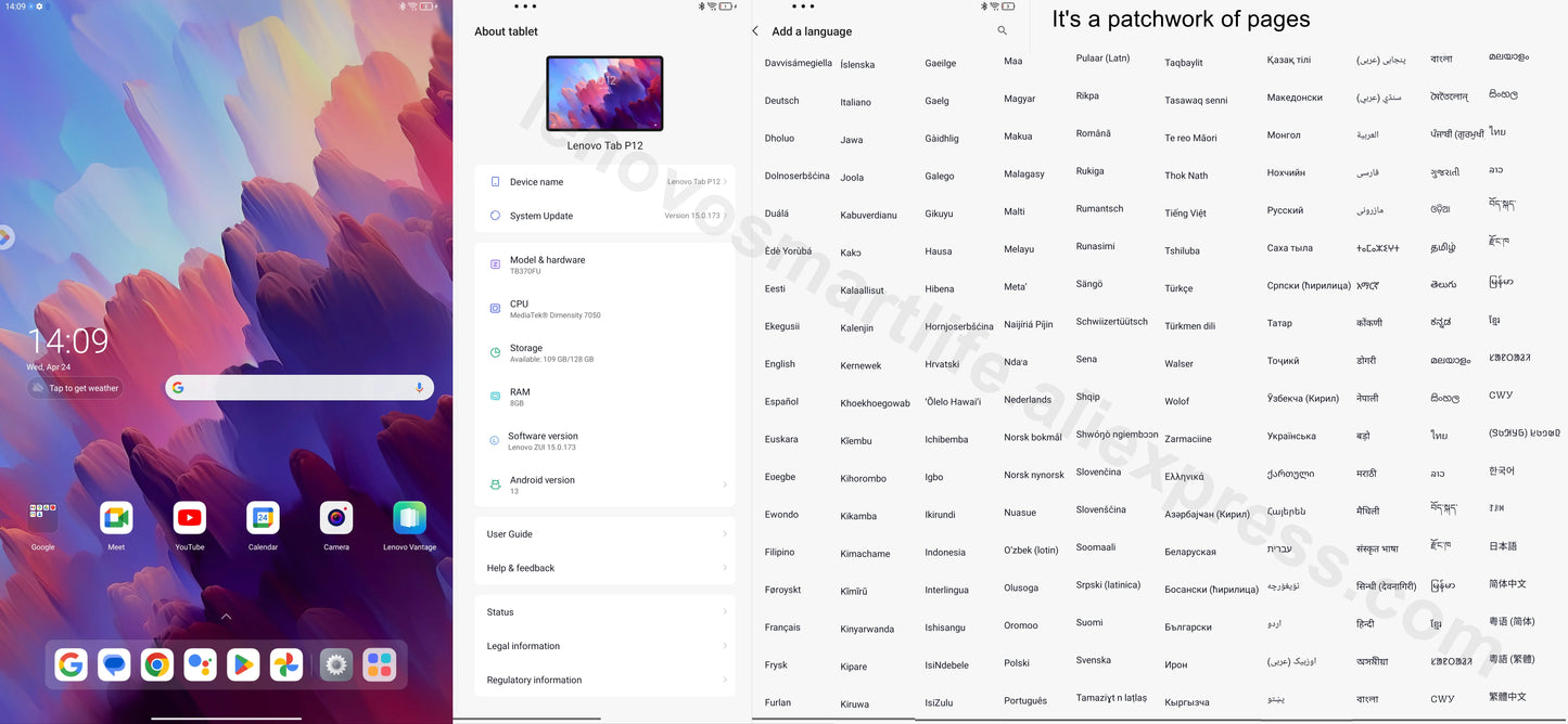 Global Rom Lenovo Xiaoxin Pad Plus 12.7 Inch with Matte Display Natural Light Anti-glare Paper Large Comfortable Visual 60hz