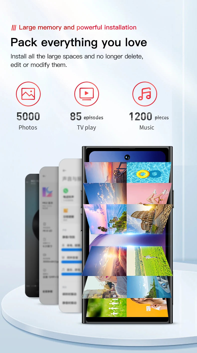 ONEMYTH S25 Pro 4.0" Mini Smartphone 2GB RAM 16GB ROM Android10.0 Face Recognition Unlock 2000mAh 3G Small Mobile Phone