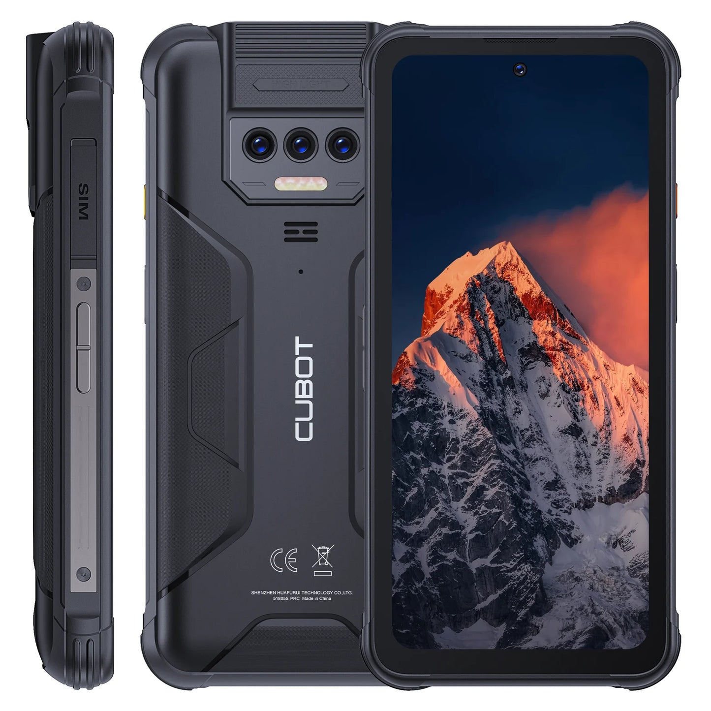 IP68 Waterproof Rugged Smartphone Android 13, Cubot KingKong 8, Octa-core, 12GB RAM(6+6GB), 256GB ROM, 10600mAh, 48MP Camera,NFC